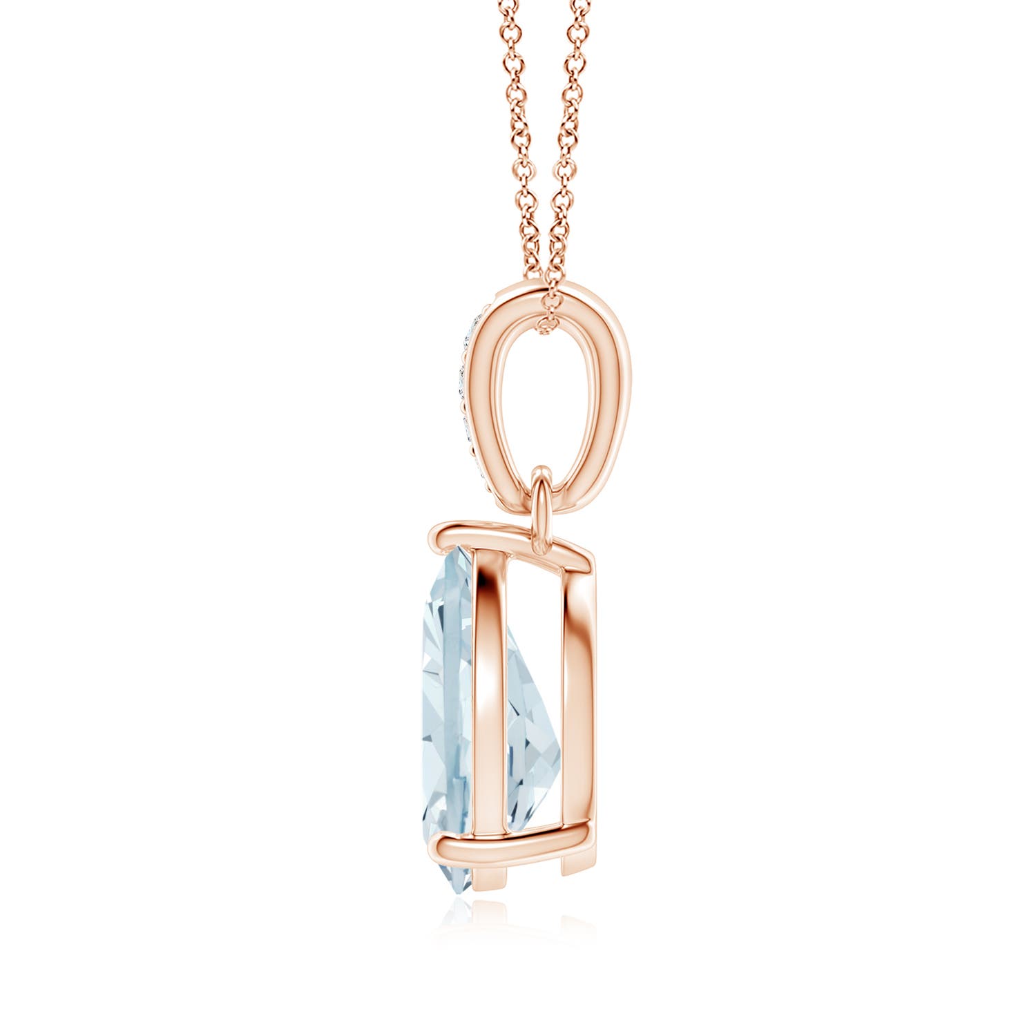 A - Aquamarine / 1.64 CT / 14 KT Rose Gold