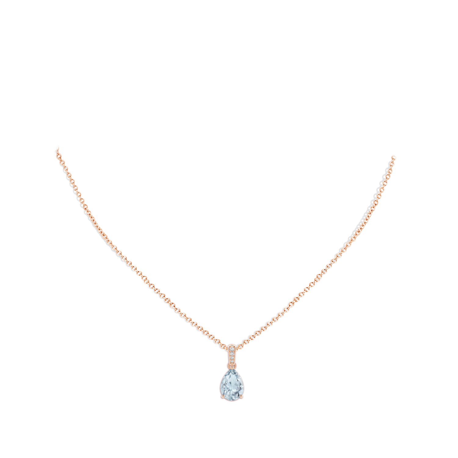 A - Aquamarine / 1.64 CT / 14 KT Rose Gold