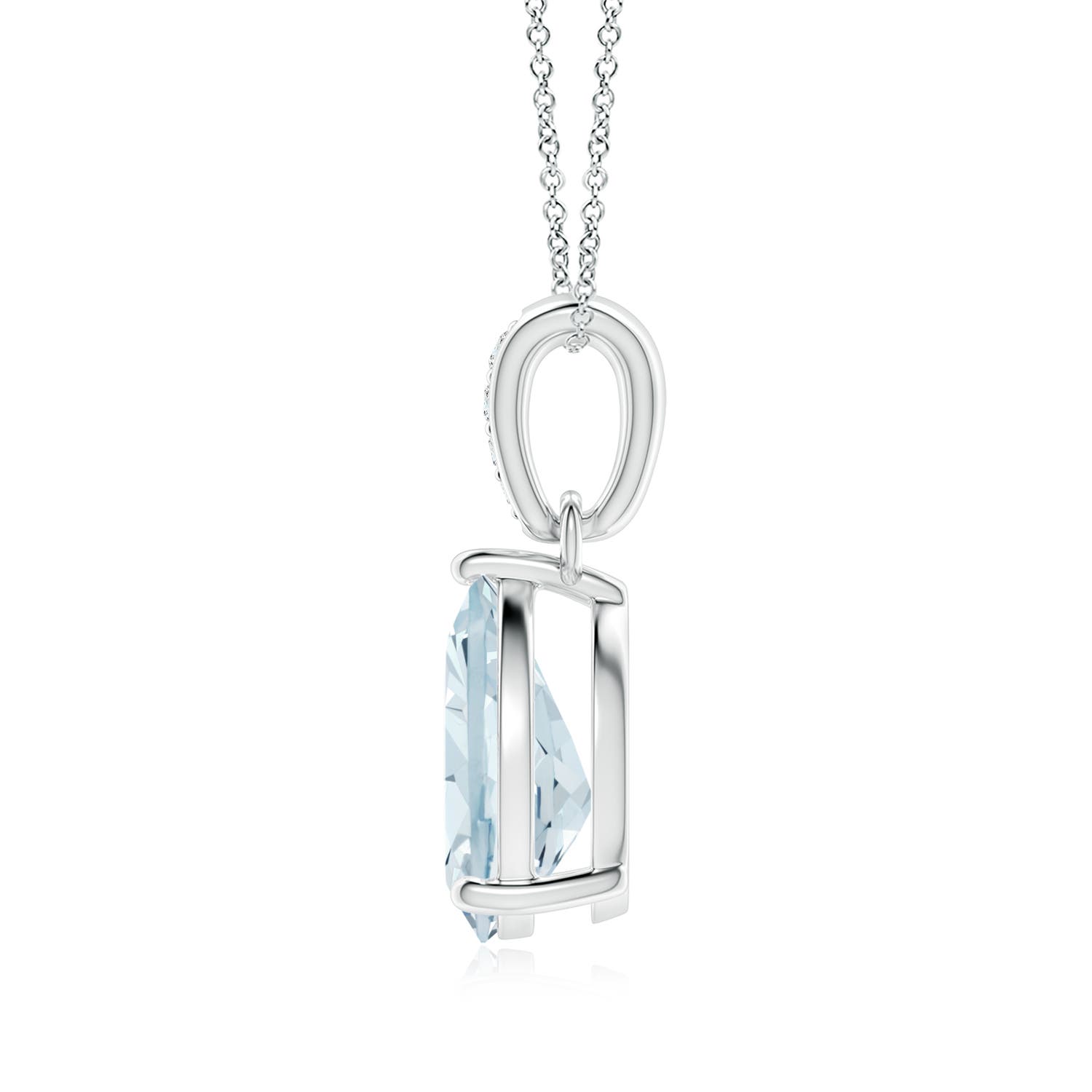 A - Aquamarine / 1.64 CT / 14 KT White Gold