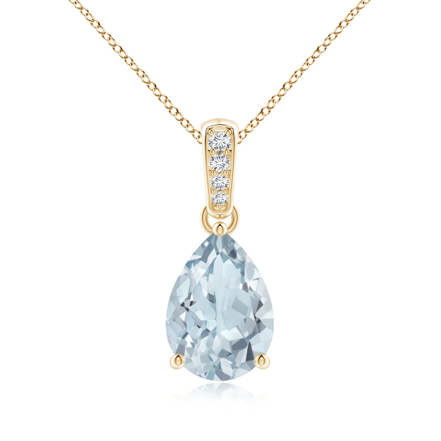 A - Aquamarine / 1.64 CT / 14 KT Yellow Gold