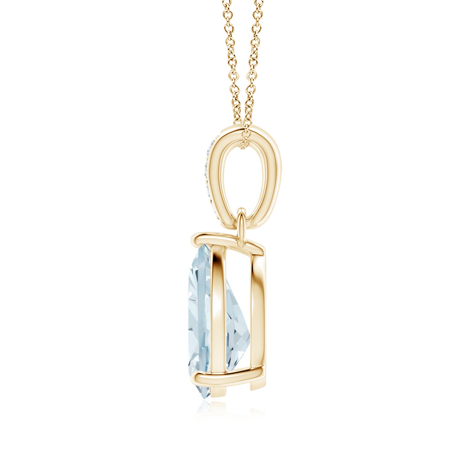 A - Aquamarine / 1.64 CT / 14 KT Yellow Gold