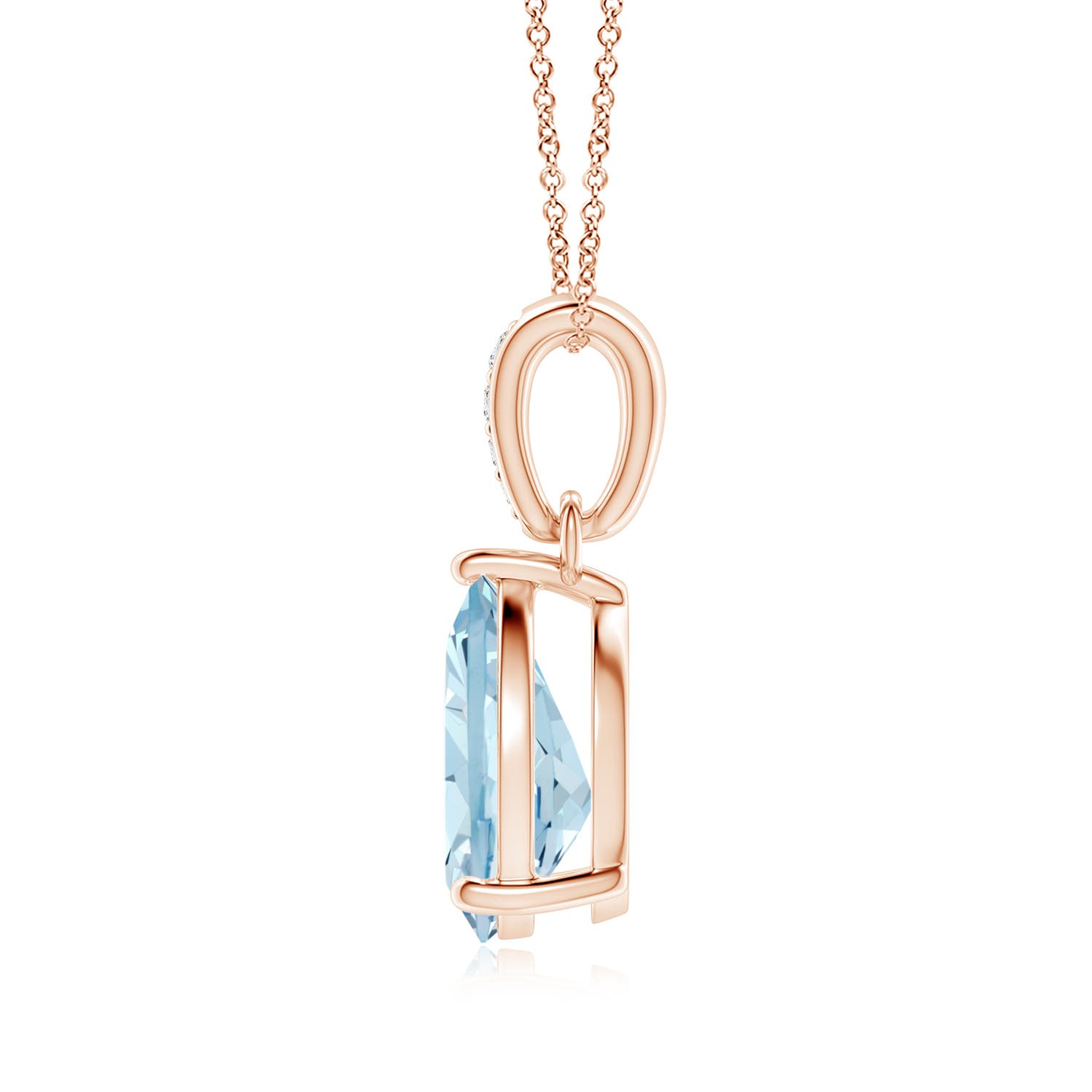 AA - Aquamarine / 1.64 CT / 14 KT Rose Gold