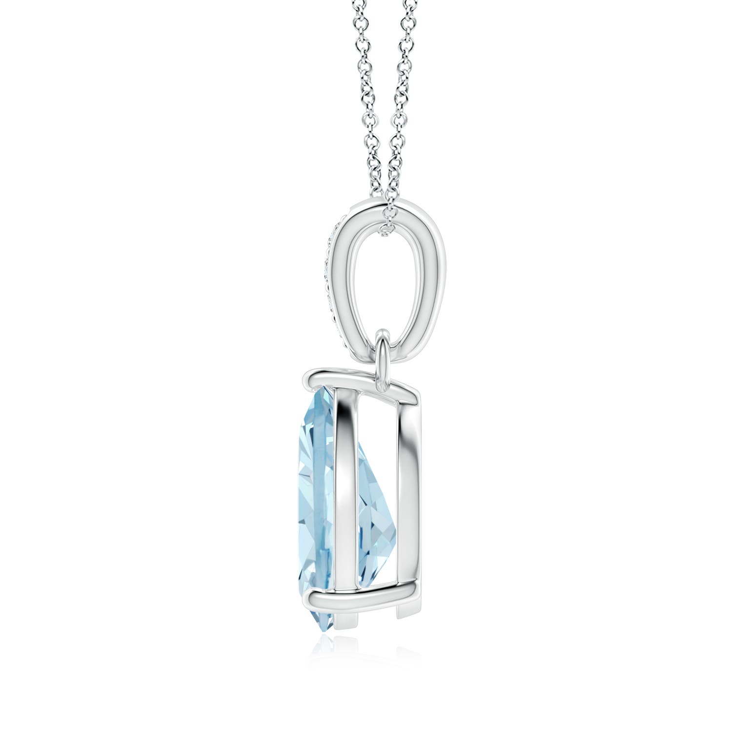 AA - Aquamarine / 1.64 CT / 14 KT White Gold