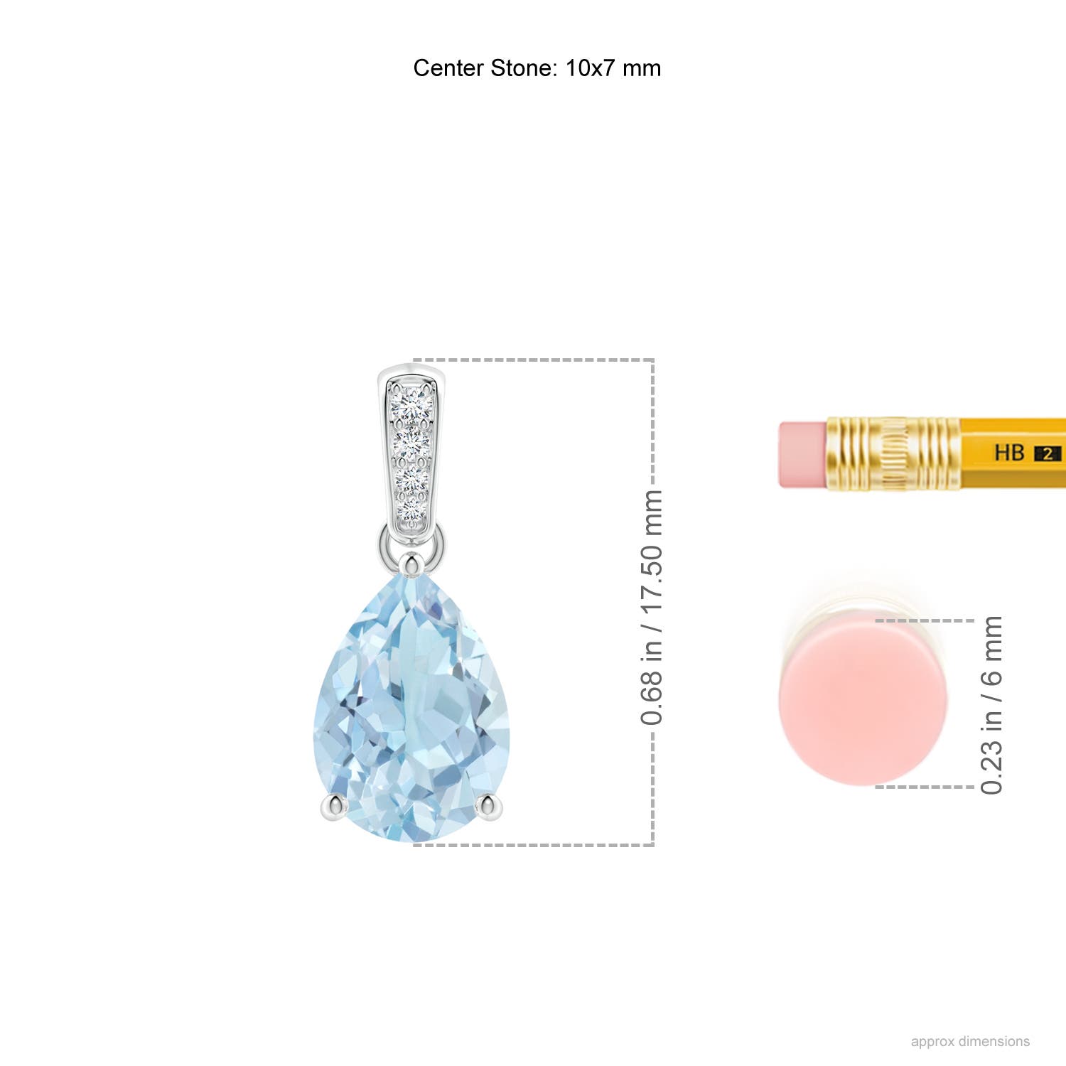 AA - Aquamarine / 1.64 CT / 14 KT White Gold