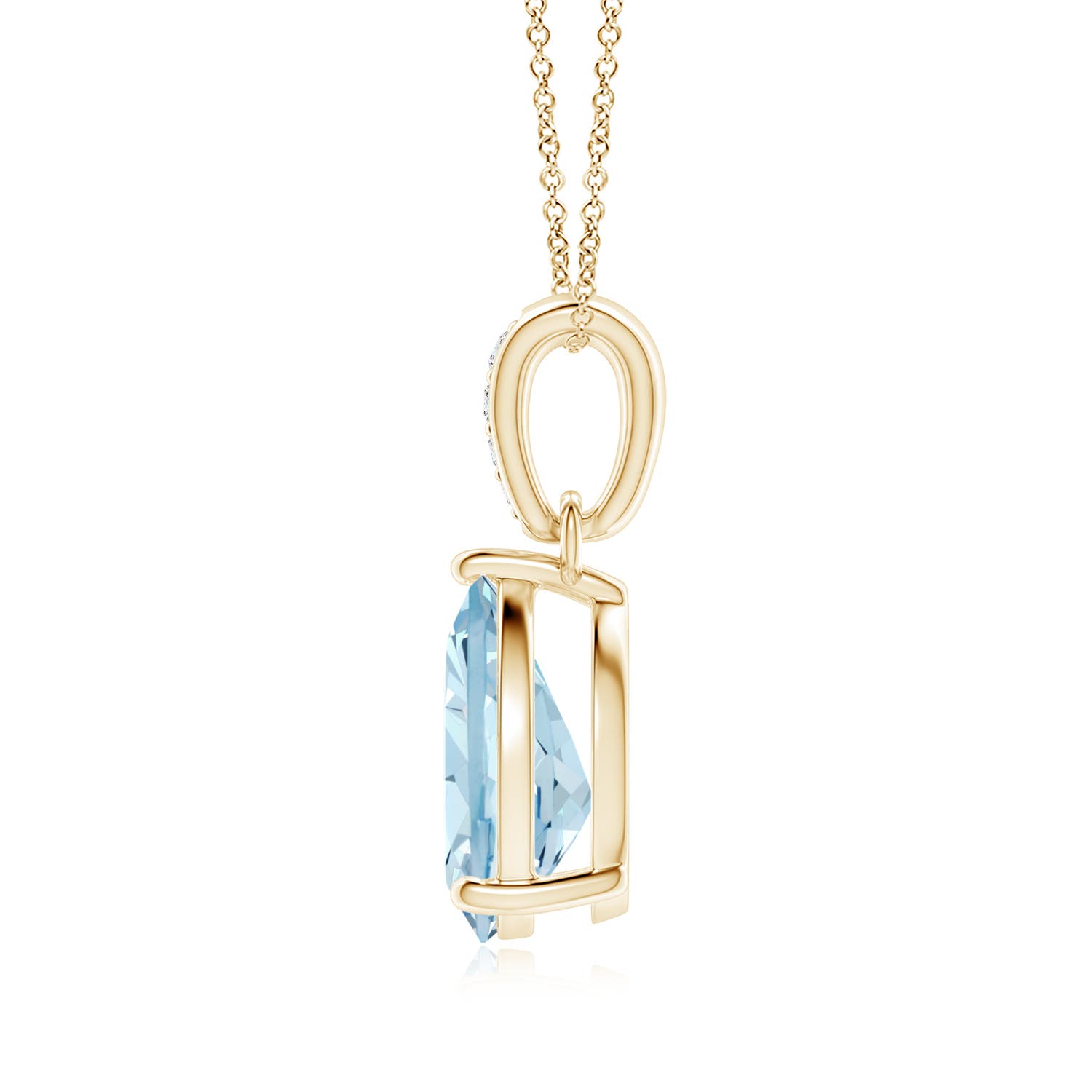 AA - Aquamarine / 1.64 CT / 14 KT Yellow Gold