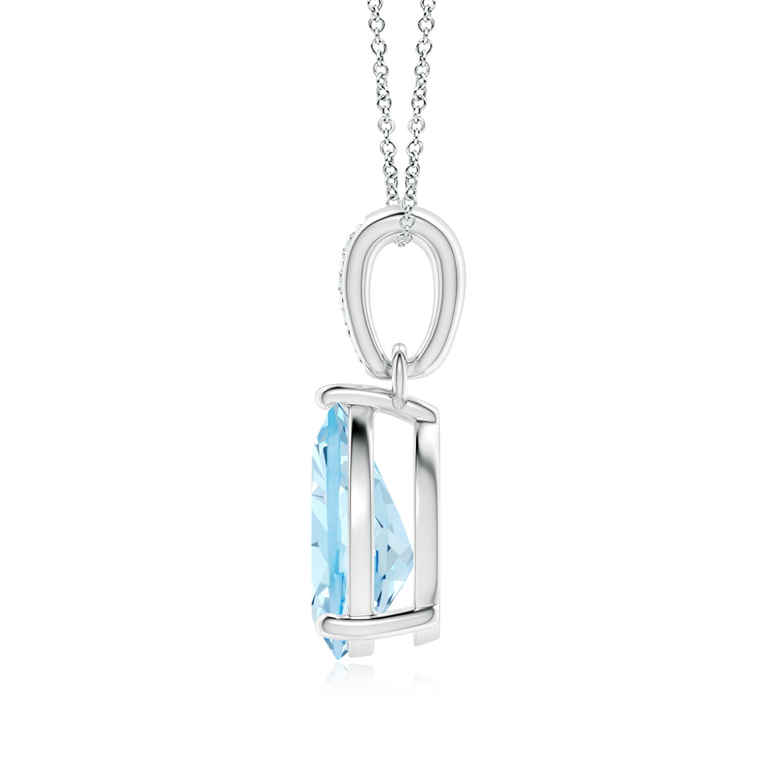 AAA - Aquamarine / 1.64 CT / 14 KT White Gold