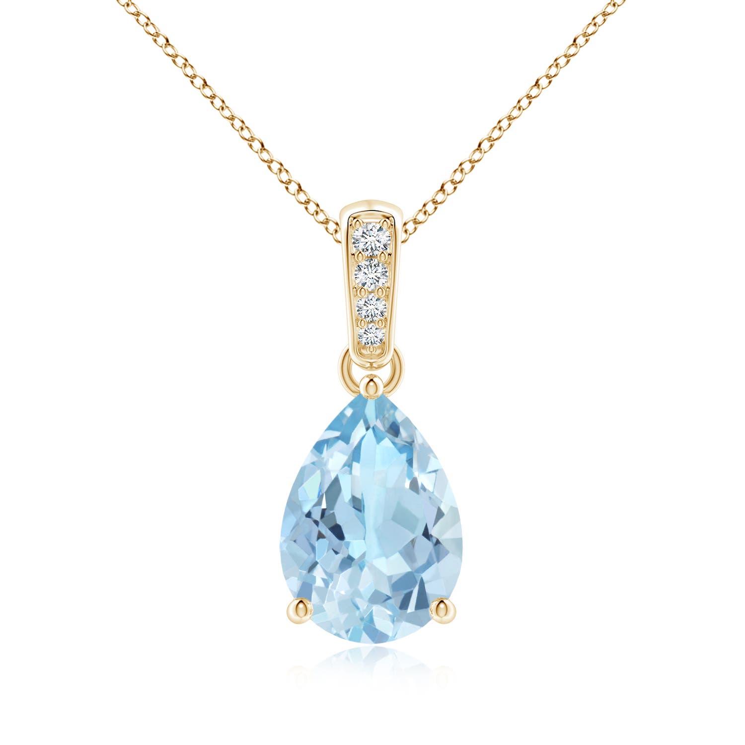 AAA - Aquamarine / 1.64 CT / 14 KT Yellow Gold