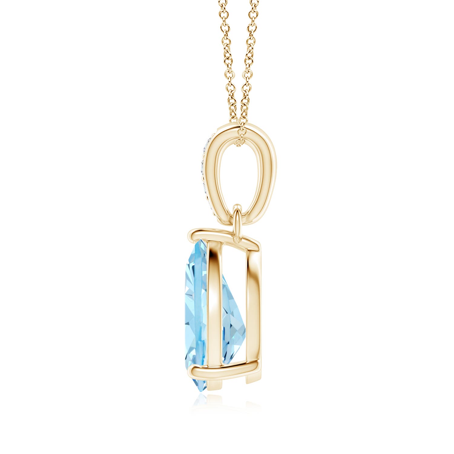 AAAA - Aquamarine / 1.64 CT / 14 KT Yellow Gold