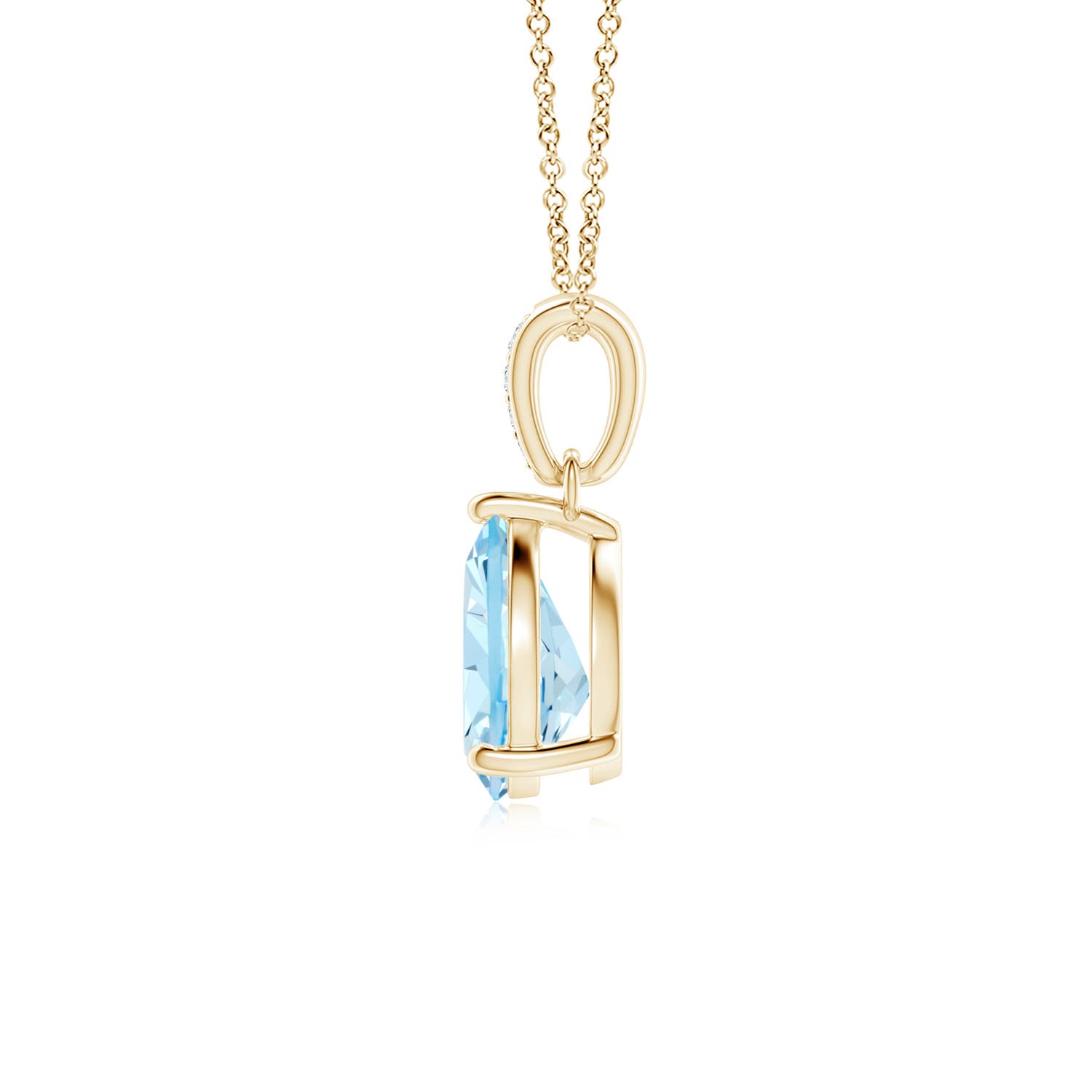 AAA - Aquamarine / 0.87 CT / 14 KT Yellow Gold