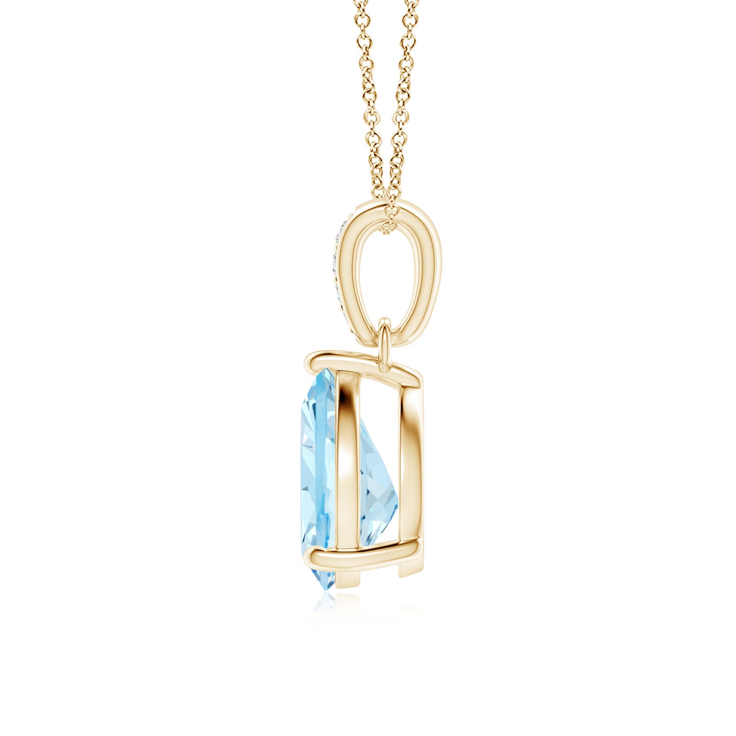 AAA - Aquamarine / 1.28 CT / 14 KT Yellow Gold