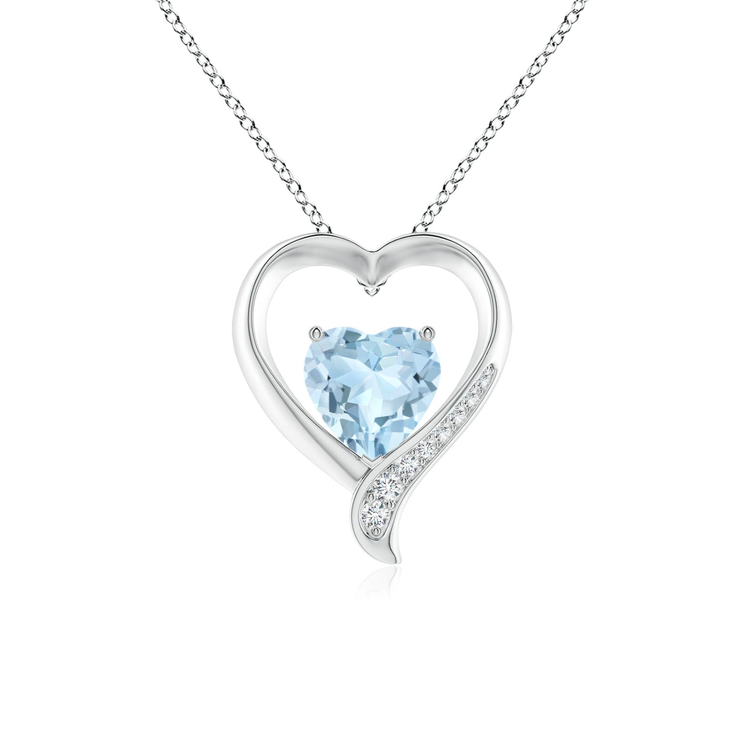 AA - Aquamarine / 1.51 CT / 14 KT White Gold