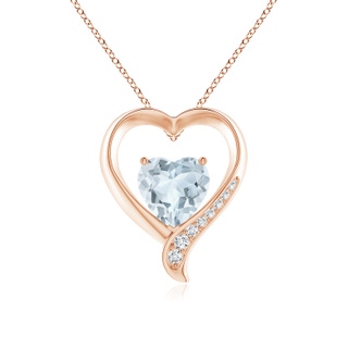 Heart A Aquamarine