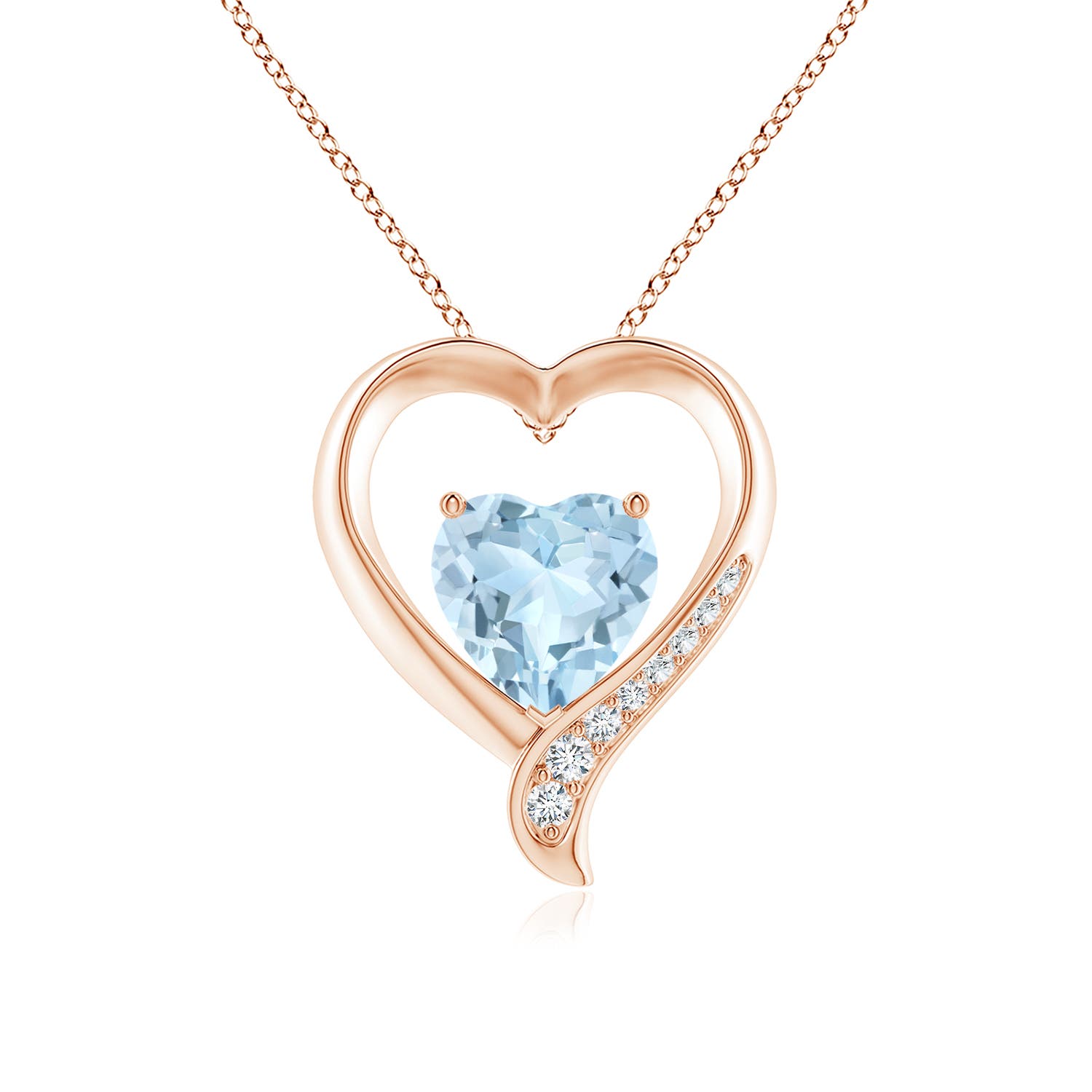 AA - Aquamarine / 1.95 CT / 14 KT Rose Gold