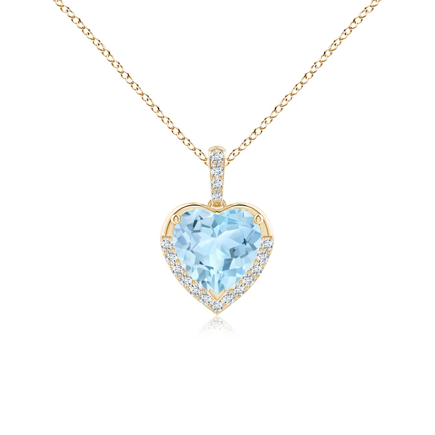 AAA - Aquamarine / 1 CT / 14 KT Yellow Gold