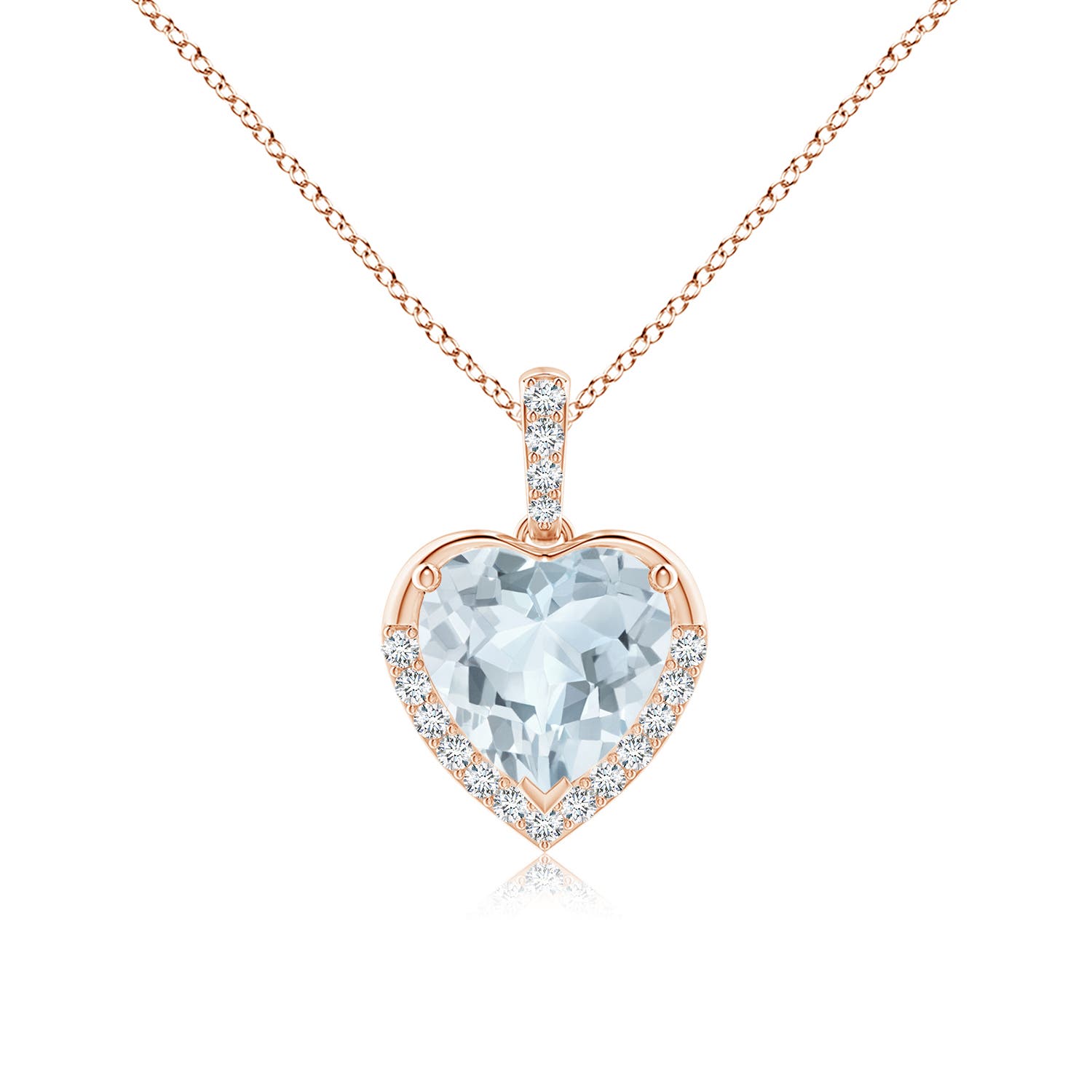 A - Aquamarine / 1.54 CT / 14 KT Rose Gold