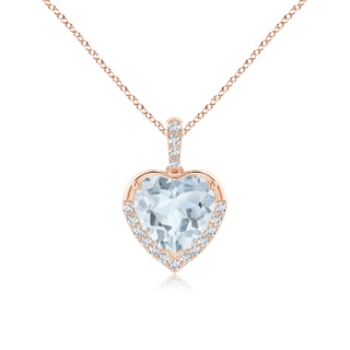 Heart A Aquamarine