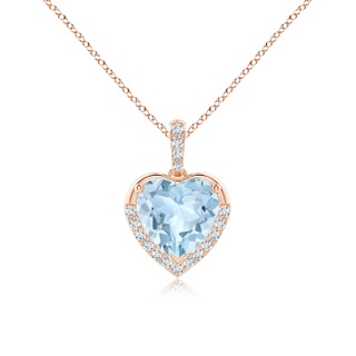 Heart AA Aquamarine
