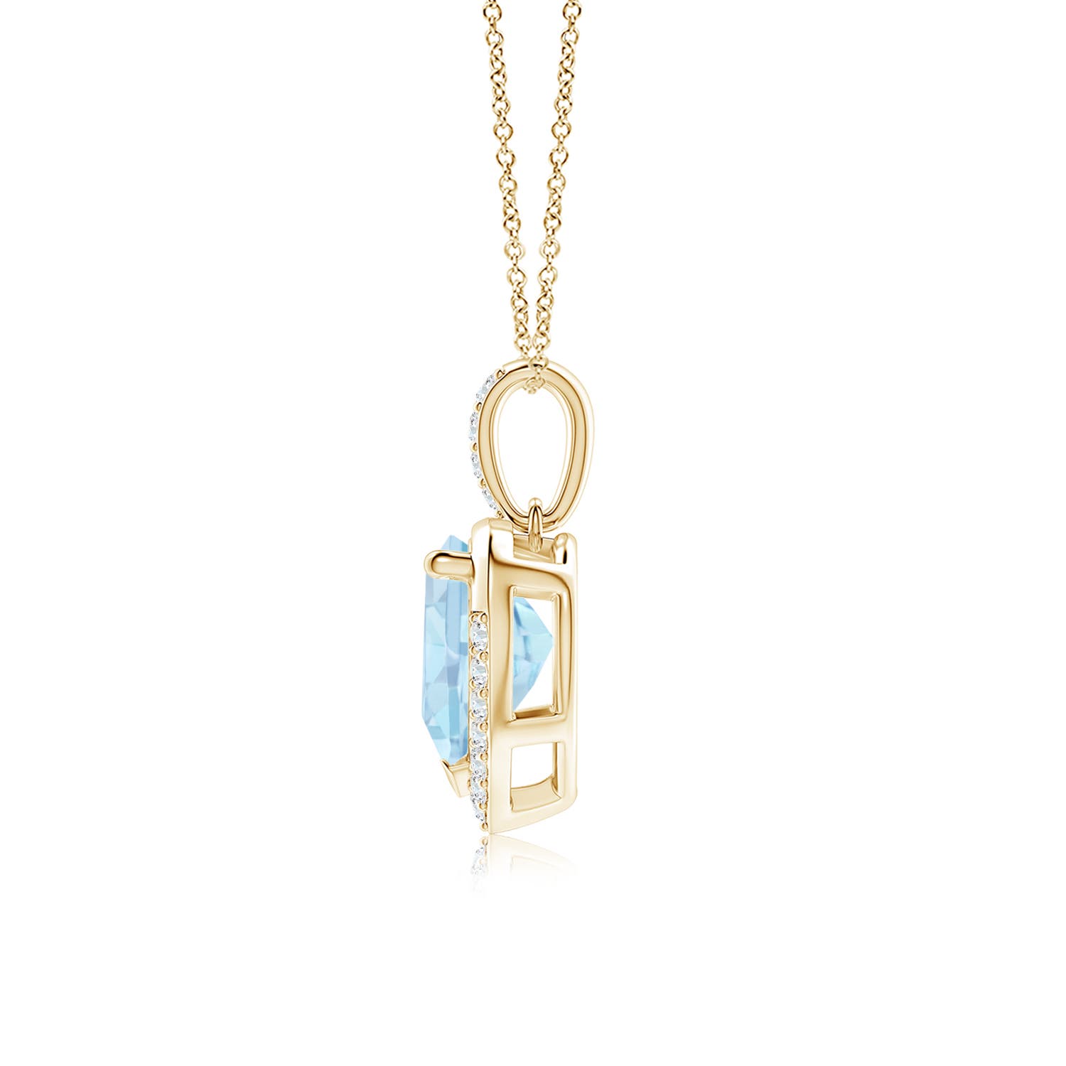 AA - Aquamarine / 1.54 CT / 14 KT Yellow Gold