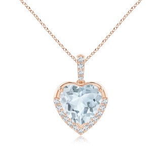 Heart A Aquamarine