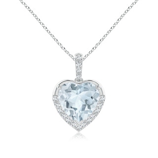 Heart A Aquamarine