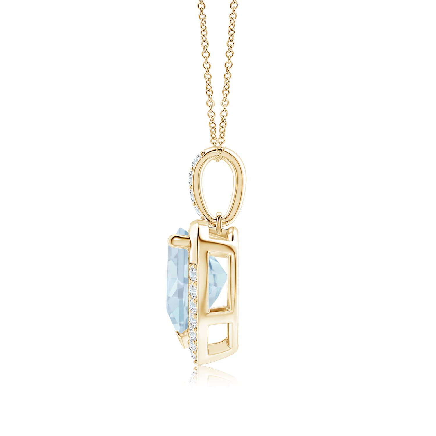 A - Aquamarine / 1.97 CT / 14 KT Yellow Gold