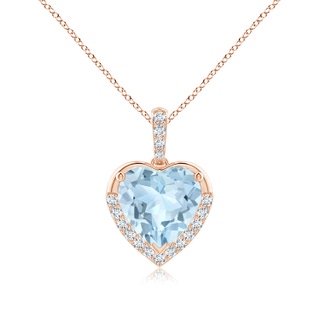 Heart AA Aquamarine
