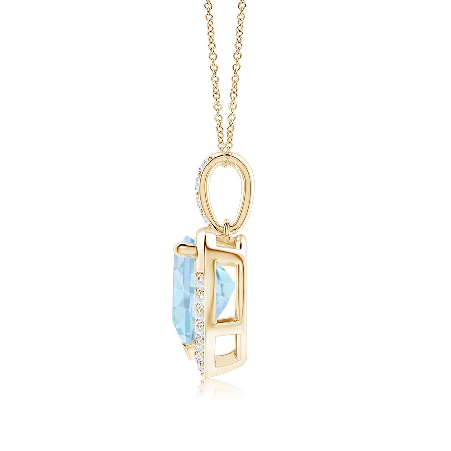 AA - Aquamarine / 1.97 CT / 14 KT Yellow Gold