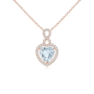 Heart A Aquamarine