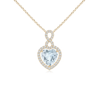 Heart A Aquamarine