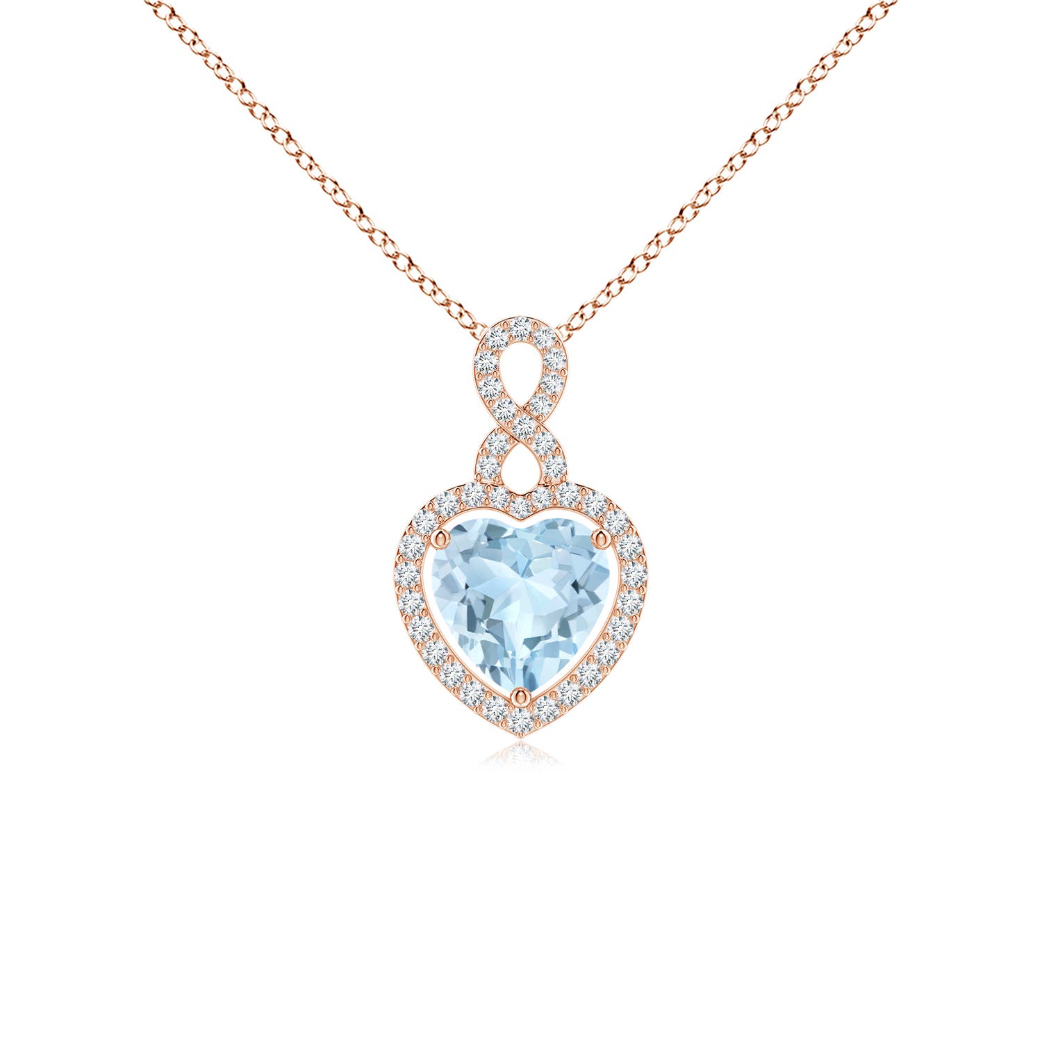 AA - Aquamarine / 1.12 CT / 14 KT Rose Gold