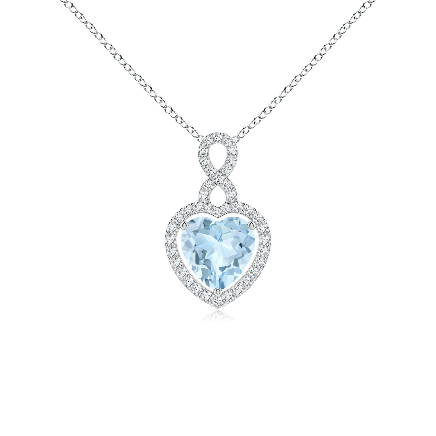 AA - Aquamarine / 1.12 CT / 14 KT White Gold