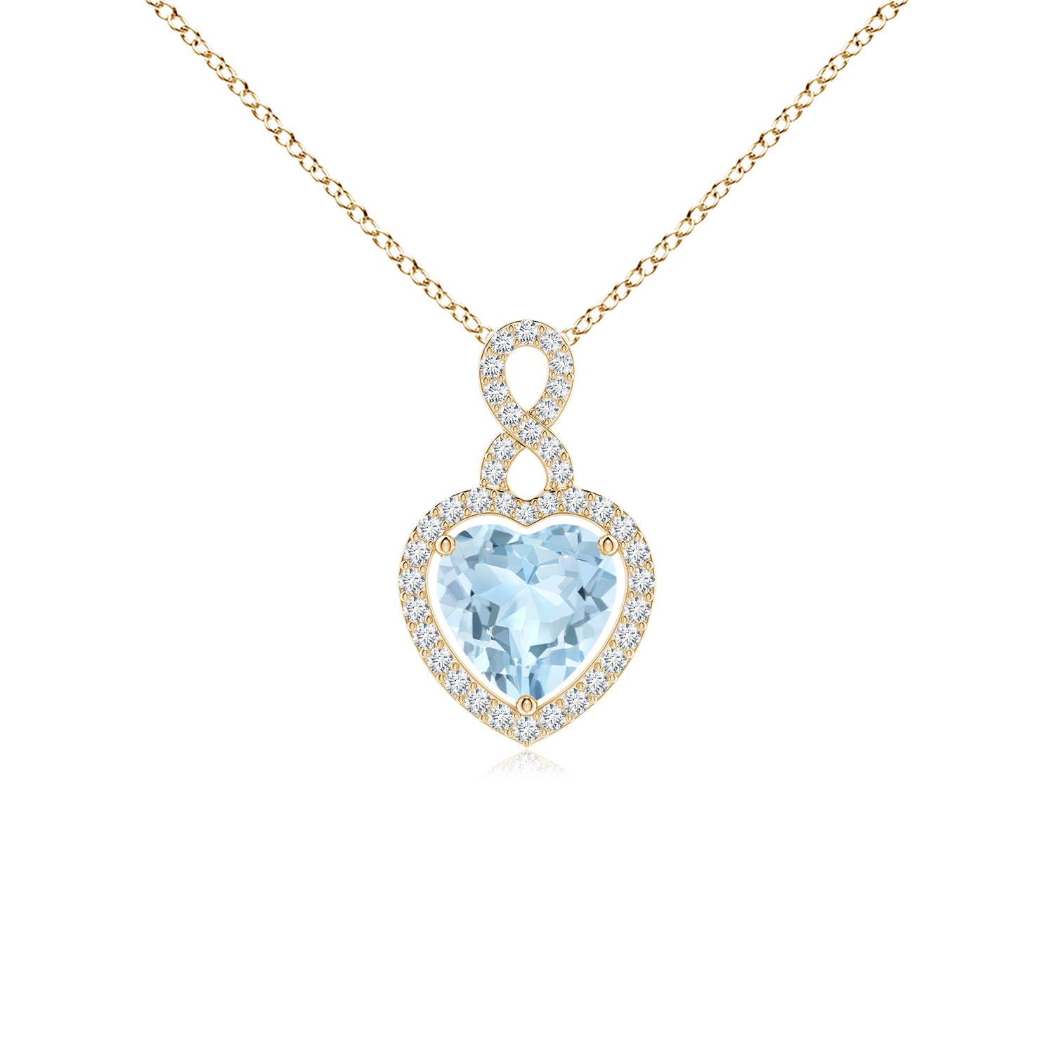 AA - Aquamarine / 1.12 CT / 14 KT Yellow Gold