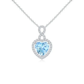 Heart AAAA Aquamarine