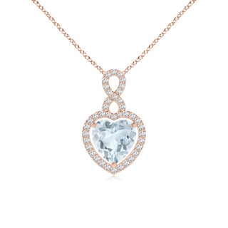 Heart A Aquamarine