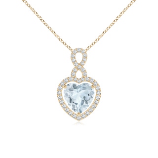 Heart A Aquamarine