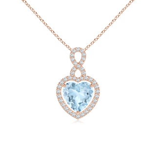 Heart AA Aquamarine