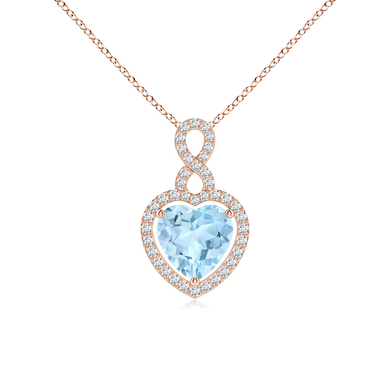 AAA - Aquamarine / 1.68 CT / 14 KT Rose Gold