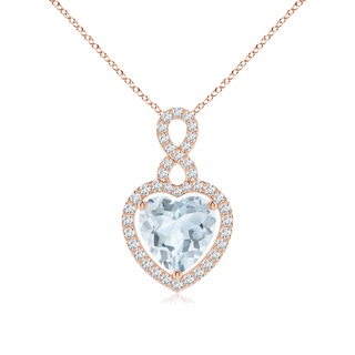 Heart A Aquamarine