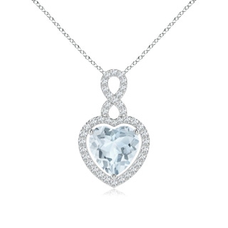 Heart A Aquamarine