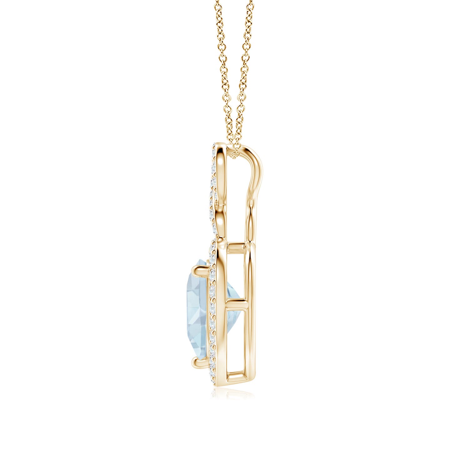 A - Aquamarine / 2.16 CT / 14 KT Yellow Gold