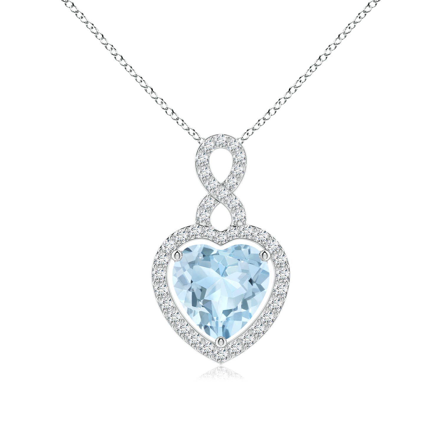 AA - Aquamarine / 2.16 CT / 14 KT White Gold