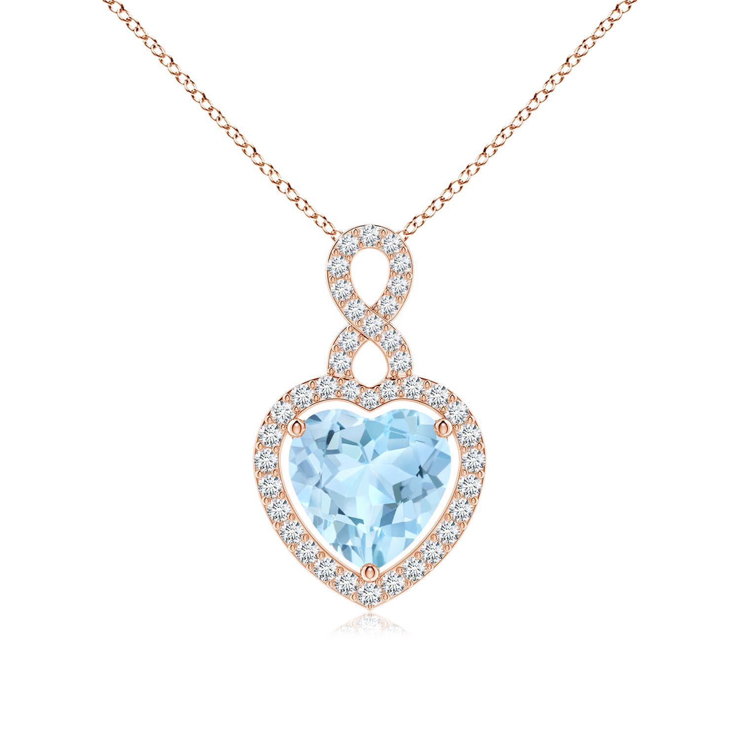 AAA - Aquamarine / 2.16 CT / 14 KT Rose Gold