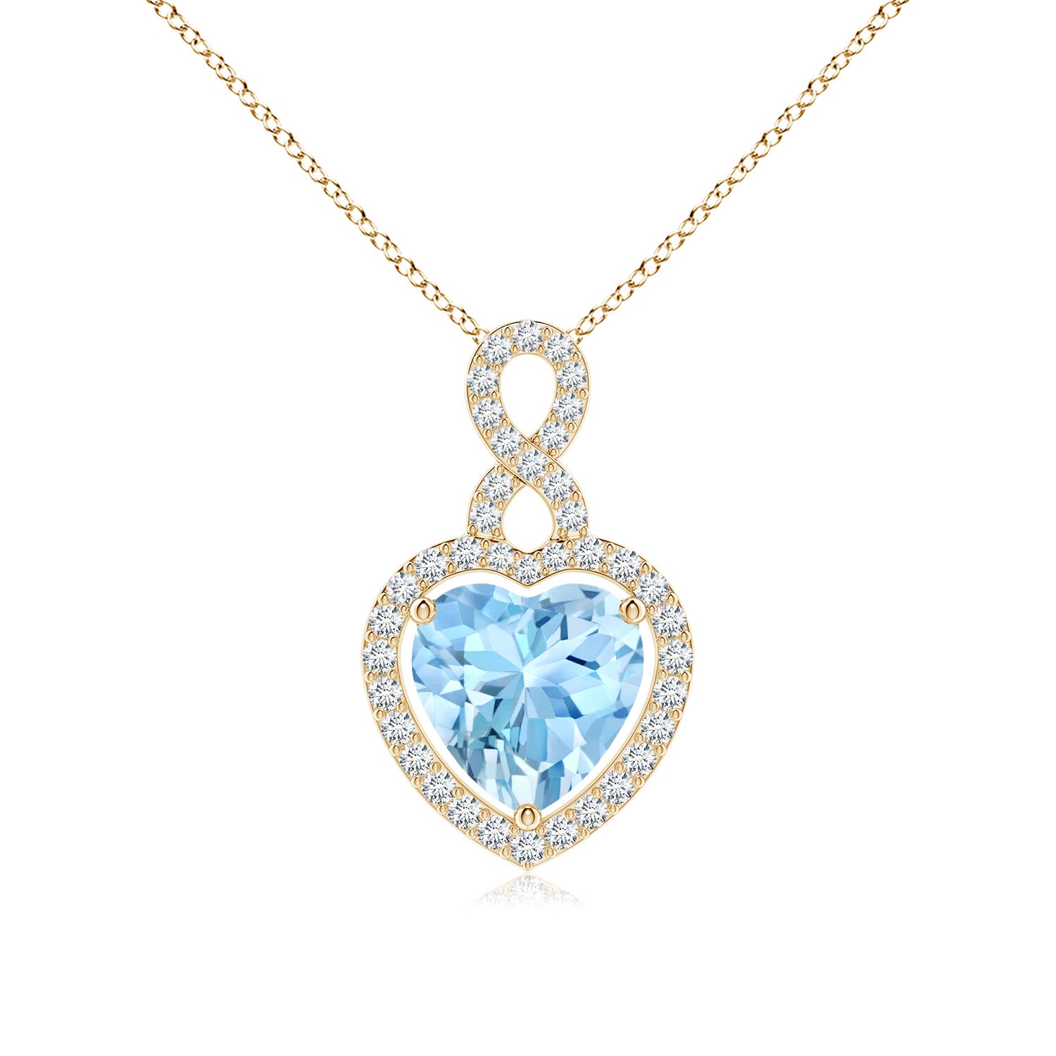 AAAA - Aquamarine / 2.16 CT / 14 KT Yellow Gold