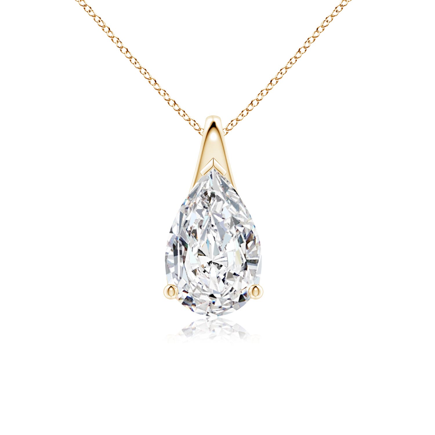 H, SI2 / 2 CT / 18 KT Yellow Gold