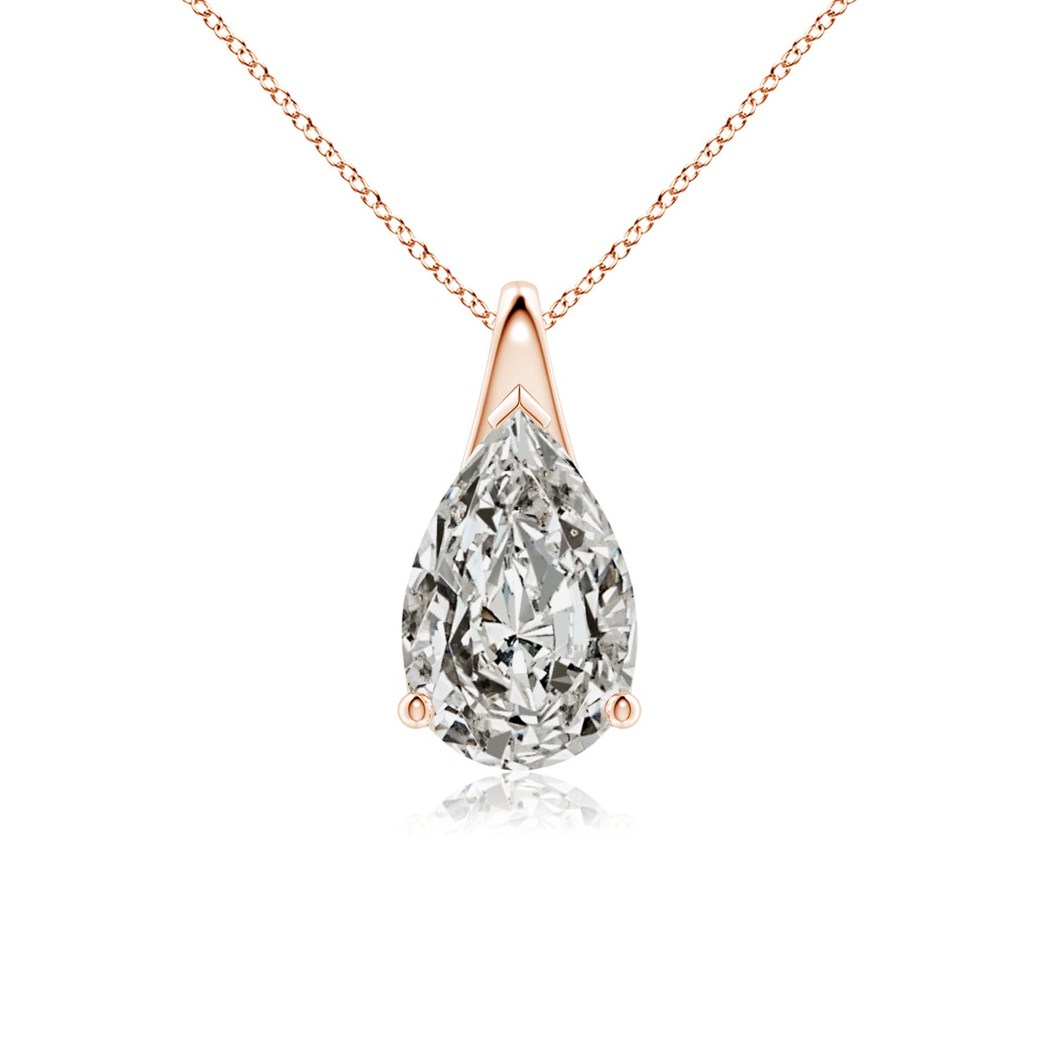 K, I3 / 2 CT / 18 KT Rose Gold