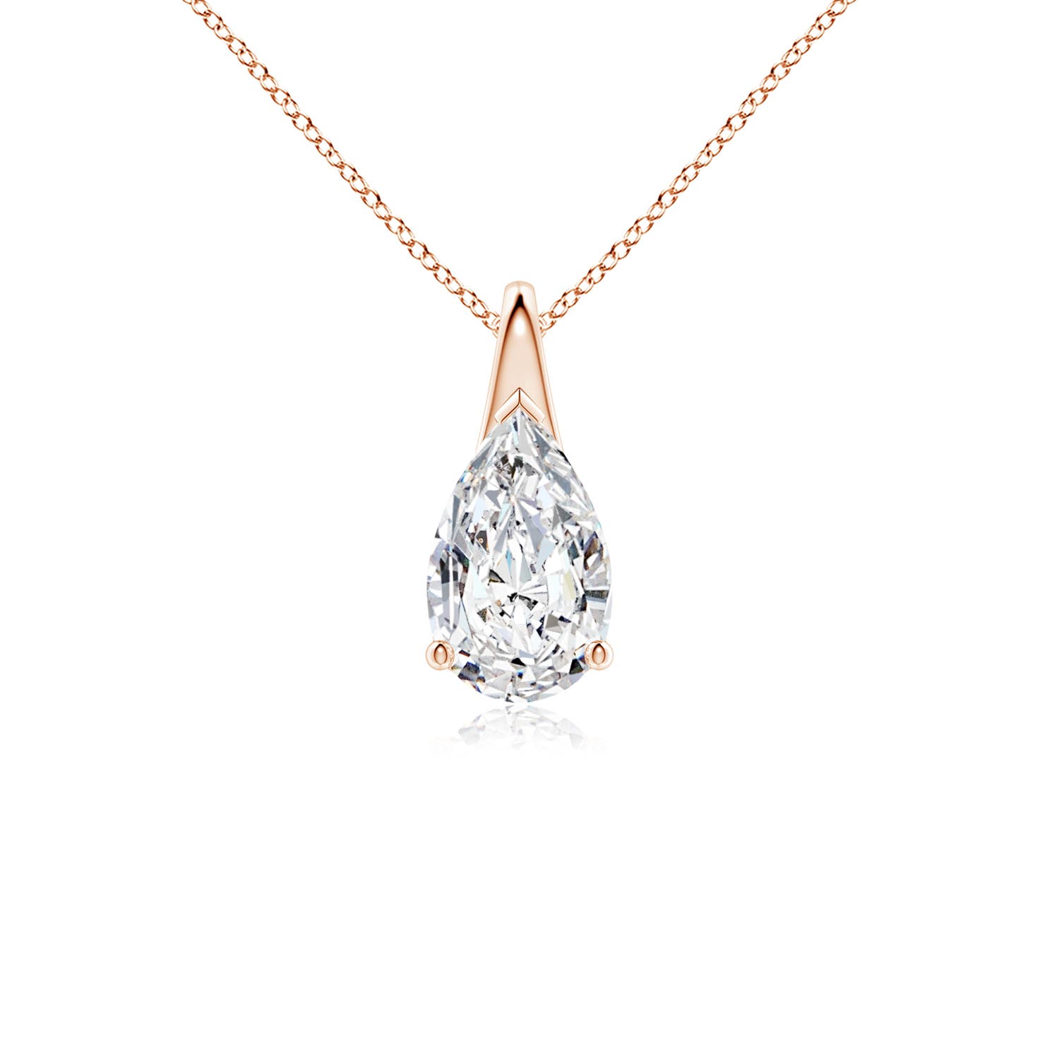 H, SI2 / 1 CT / 14 KT Rose Gold