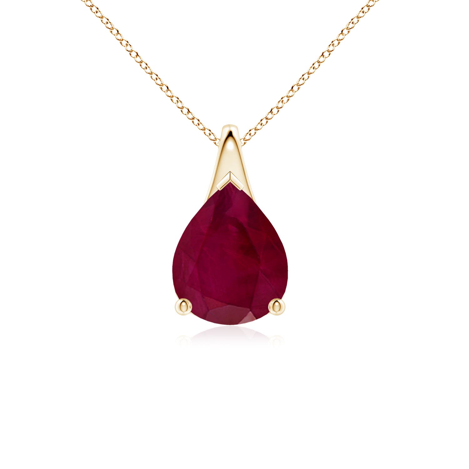 A - Ruby / 2.7 CT / 18 KT Yellow Gold