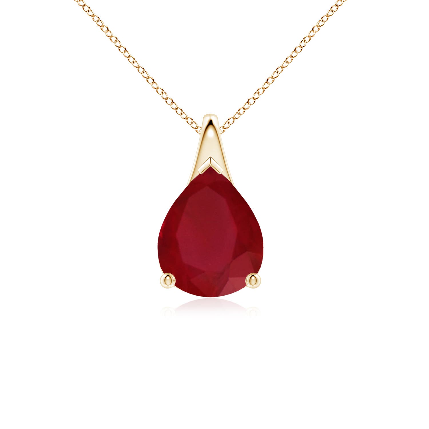 AA - Ruby / 2.7 CT / 18 KT Yellow Gold