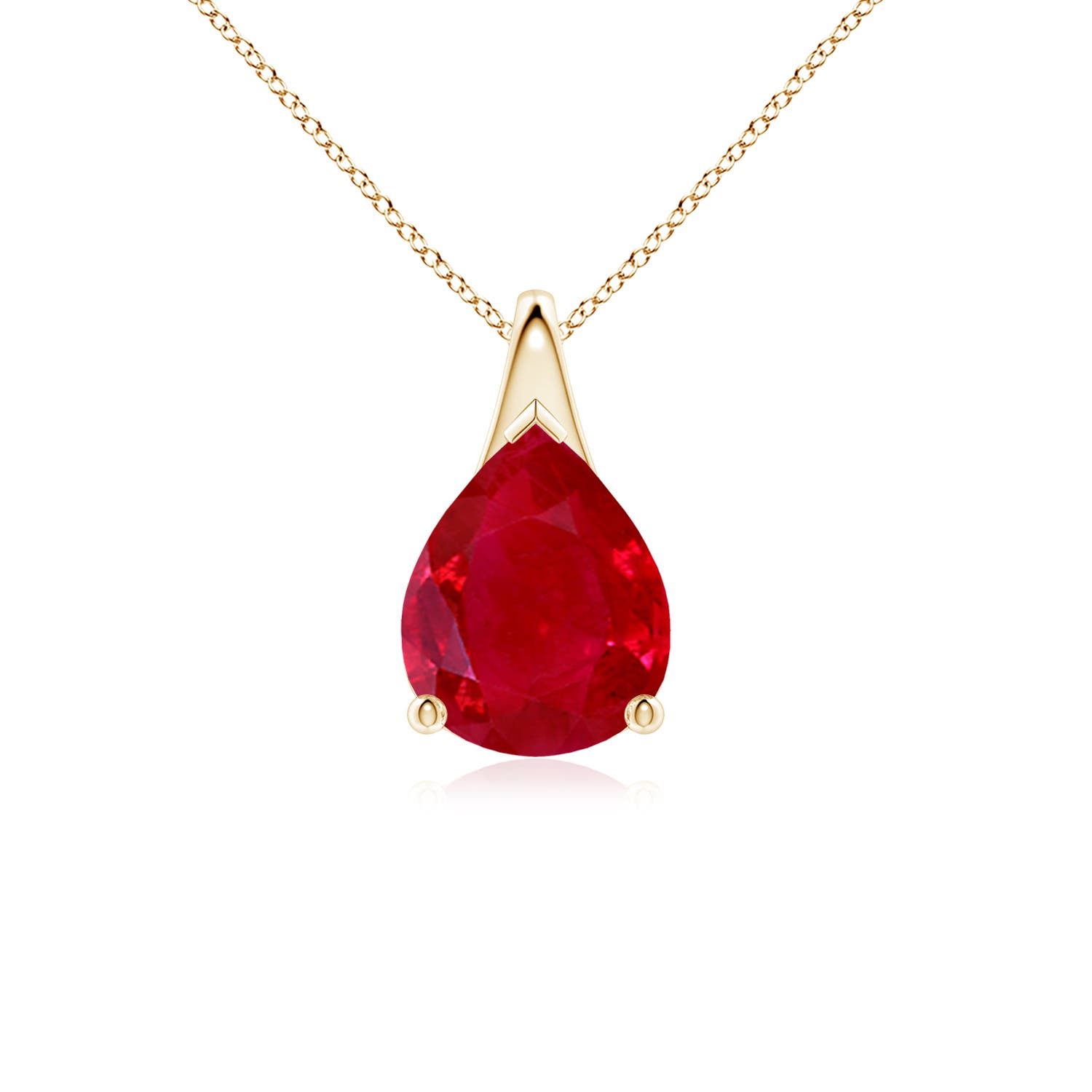 AAA - Ruby / 2.7 CT / 18 KT Yellow Gold