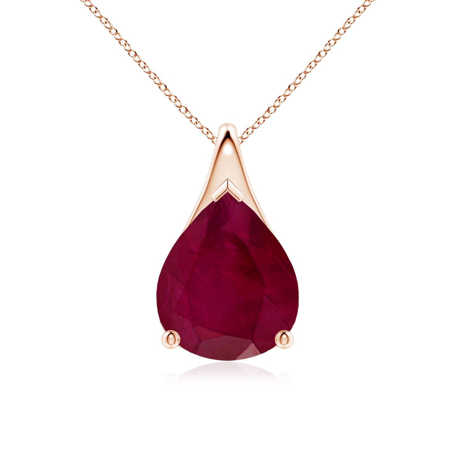 A - Ruby / 5 CT / 18 KT Rose Gold